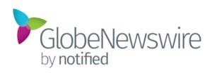 GlobeNewswire by Notified logo, featuring a stylized flower with blue, green, and pink petals.